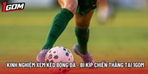 Kinh Nghiệm Xem Kèo Bóng Đá - Bí Kíp Chiến Thắng Tại 1Gom